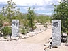 Pillars at Entry to Sacred Precinct